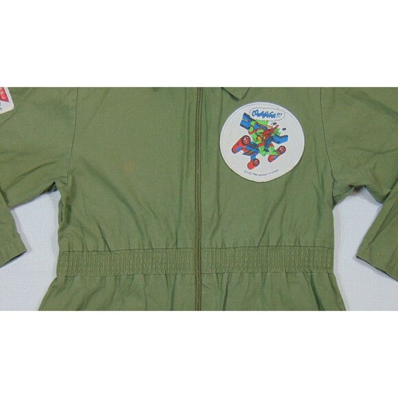 VTG 89 TMNT Jumpsuit Costume Mirage Studio Green 7/8 Teenage Mutant Ninja Turtle - Picture 3 of 12